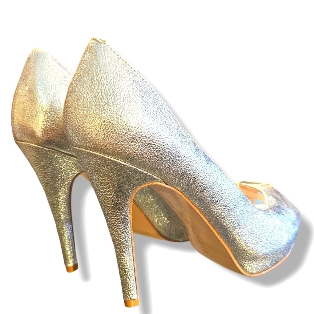 Womens peep toe heels - Picture 2 of 7